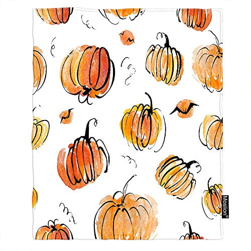Halloween Blanket Fall Pumpkin Fleece Blanket Gift for Fall Love Blanket for Sofa Bed Chair Halloween Blanket Fall Pumpkin Fleece Blanket Gift for Fall Love Blanket for Sofa Bed Chair
